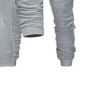 2024 entrenamiento personalizado Jogging cómodo cremallera sudaderas con capucha trajes y chándal conjunto de dos piezas chándales para hombres - Product Image 4