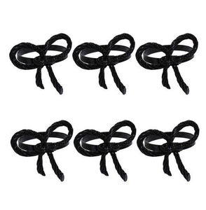 Rond de serviette argent couleur mate vente en gros nouveau Design rond de serviette en métal Table à manger mariage Banquet fête décoration - Product Image 5