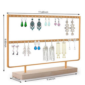 Vente en gros Porte-bijoux en métal Porte-bijoux de haute qualité Dernier design de l'Inde Plaqué or Haute sur demande Dernière arrivée - Product Image 2