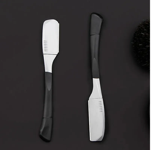 Maquinilla de afeitar de barbero de borde recto de hoja japonesa profesional con logotipo personalizado Mango fijo Maquinilla de afeitar para el cabello y la barba - Product Image 6