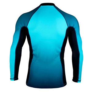 Último nuevo 2025 mejor alta calidad llano Mma Rash Guard manga larga Rush Guards para hombres fabricante suministro personalizado Rash Guard - Product Image 4