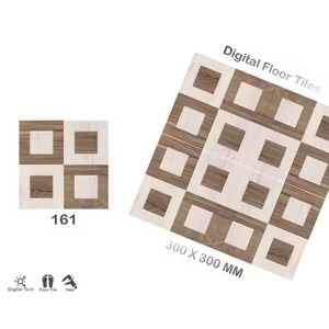 ยี่ห้อ Vistaar ขนาด300x300มม. ตกแต่งพื้นห้องครัวห้องน้ำขนาด12x30ซม. กระเบื้องปูพื้นเซรามิกเคลือบดิจิตอลขนาด12X12ผู้จำหน่ายอินเดีย - Product Image 4