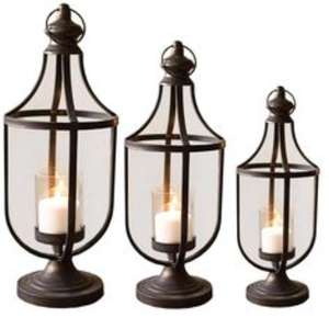Exquisite <b>black</b> iron <b>lantern</b> with beautifully detailed craftsmanship and traditional European-inspired artistry - Product Image 6