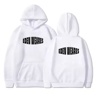 <b>Silk</b> Screen Printed Fleece Hoodie Custom Logo Men and Women Hot Selling High Quality <b>100</b>% Cotton Oversized Unisex - Product Image 2