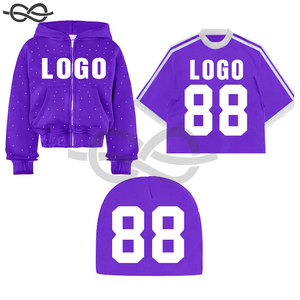 100% Cotton Oversized Printed Hoodies Trendy Streetwear Beanies Boxy T-<b>Shirts</b> for <b>Men</b> Breathable Winter Season Wholesale Price - Product Image 5