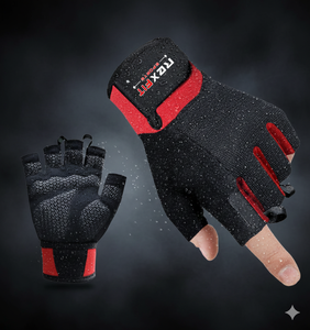Guantes Deportivos RexFit para Hombre y Mujer |   Guantes de Gimnasio Transpirables y Antideslizantes para Levantamiento de Pesas y Ejercicio - Product Image 1