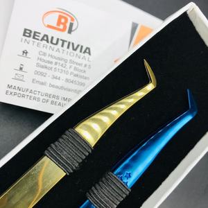 แหนบขนตาเพิ่มวอลลุ่มบูตทำจากสเตนเลสทนทานพร้อมปลายแหลมสำหรับการต่อขนตาฉลากส่วนตัวตามสั่ง - Product Image 2