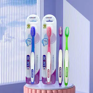 厂家热销经济型尼龙软毛成人家用牙刷2024