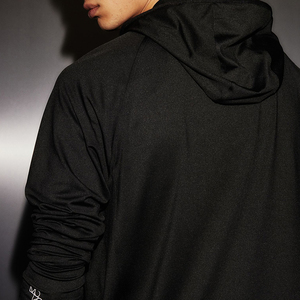 Sudaderas con capucha de gran tamaño informales cálidas de doble línea para hombre de alta calidad Sudadera con capucha de silicona 3D de lujo personalizada - Product Image 5