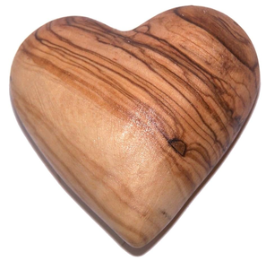 Papel de madera peso forma de corazón adornos de escritorio letras decorativas peso de papel personalizar diseño muestra gratis - Product Image 1