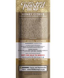 Envoltorios de Cáñamo Orgánico 100% Tejido, Mezclas de Diseño Premium, Cáñamo Retorcido (Aroma a Miel y Cítricos) - Product Image 6