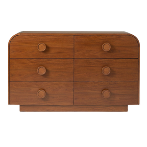 Commode à tiroirs de luxe à 6 boutons pour enfants meubles modernes en bois fabriqués au Vietnam pour chambre à coucher réunion d'hôpital grandes quantités - Product Image 1
