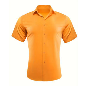 Camisa de Trabajo de Mecánico de Alta Visibilidad con Estilo Único 2026, con Logotipo Personalizado, Poliéster Fluorescente, Duradera, Lavable, Ajuste Cómodo - Product Image 2