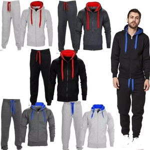 Ensemble de survêtement technique en molleton technique pour homme, coupe ajustée, respirant, marque privée, jogging en molleton technique - Product Image 4