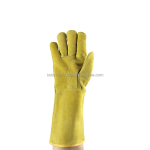 Gants résistants à la chaleur les plus vendus gants à manchettes longues avec doublure en coton protection accrue de l'avant-bras et du poignet du Vietnam - Product Image 3