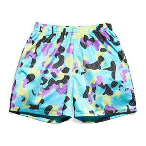 New High Quality customized Breathable Mesh <b>Shorts</b> <b>Camouflage</b> 100% Polyester Camo Track Mesh <b>Short</b> For <b>Man</b> - Product Image 1