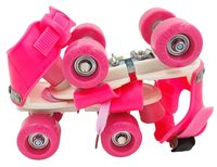 Patins à roulettes réglables pour enfants, double rangée, design quad, châssis en alliage d'aluminium durable, tous usages pour débutants, prêt pour l'été/l'hiver