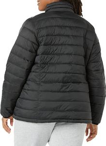 Chaqueta acolchada ligera de manga larga para mujer, resistente al agua y transpirable, decoración bordada con logotipo personalizado - Product Image 5