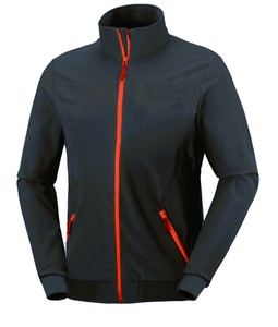 Bourgogne 100% Polyester Soft Shell Tissu Veste Hydrofuge Extérieur 3 Couche Respirant Laminé Polaire Filles Mémoire - Product Image 3