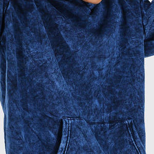 Fournisseur d'usine de sweat-shirts à capuche surdimensionnés à fermeture éclair en coton délavé vintage de haute qualité, écologiques, pour hommes, collection automne - Product Image 6