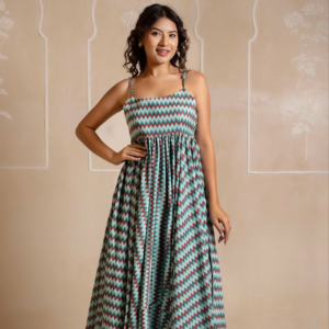Chevron Printed Dresses - Stylish & Casual Wear for All Ages