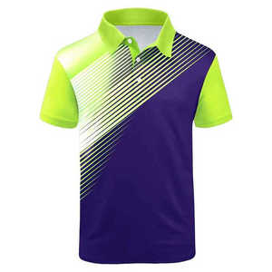Camisa de talla grande para hombre con logotipo personalizado OEM de manga corta acanalada Lisa 100% algodón sólido de alta calidad de secado rápido transpirable - Product Image 3