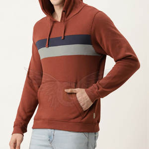 Sudaderas con capucha de invierno de alta calidad para hombre, nuevo estilo personalizable con patrón de estampado de tela con cremallera, suministro al por mayor para la temporada de otoño - Product Image 2