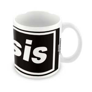 Tazas de Cerámica con Logotipo Oasis, 12 oz, Diseño Moderno y Minimalista, Aptas para Microondas y Lavavajillas, con Tapas, Transferencia de Calor - Product Image 1