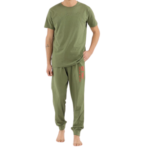 Vêtements de nuit sans manches pour hommes de luxe | Vente en gros de pyjamas en tissu tricoté | Logo personnalisé Ensembles de pyjama Fournisseur - Product Image 3
