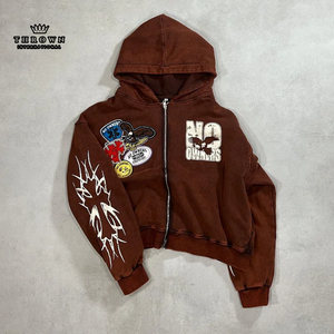 เสื้อฮู้ดเก็บความร้อนของผู้ชายที่ดีที่สุดและมีสไตล์ไม่ซ้ำใครสามารถปรับสายได้มีกระเป๋าจิงโจ้ซักได้ป้องกันการหดตัวระบายอากาศได้ดี - Product Image 5