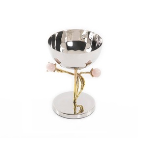 Plateau de service miniature en acier inoxydable poli de haute qualité, écologique, moderne et luxueux, certifié CE, pour les collations, pour les fêtes - Product Image 6