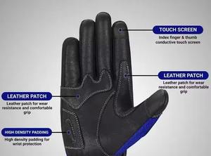 High Quality Leather Riding <b>Gloves</b> Men Motorbike Racing <b>Gloves</b> <b>Sports</b> Protection Cycling Skiing <b>Other</b> Outdoor Activities - Product Image 3