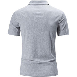 Hombres verano 100% algodón Casual transpirable fresco de talla grande cómodo equipo ligero secado rápido manga corta bordado personalizado - Product Image 2