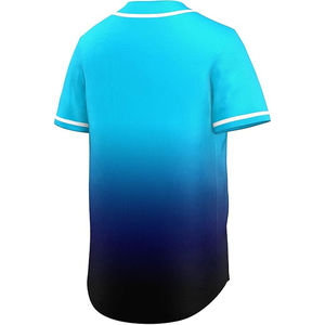 Ensemble de maillots de baseball respirants imprimés sur mesure, haute qualité, 100% polyester, uniformes, personnalisation de la marque de l'équipe, logo personnalisé, col en V, SPORTS - Product Image 5