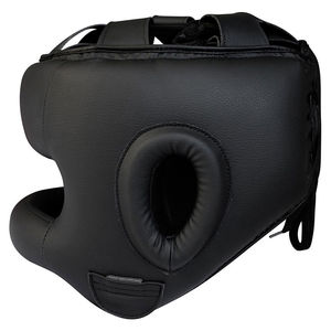 Qasaabco Custom Logo MMA & Boxe Training Head Guard Équipement de protection avec cuir et PU Type de motif de visage - Product Image 4