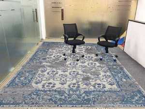 Haute qualité noué à la main laine soie Oushak Style turc brodé tapis de prière abstrait pour la maison salon chambre voiture utilisation - Product Image 4