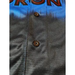 Maillot de baseball pour homme style boyfriend, broderie, uniformes amples, tenues respirantes, vêtements décontractés, chemises à manches courtes, Toronto - Product Image 4