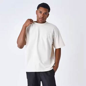 Nueva llegada de los hombres 100% algodón cuello redondo gimnasio ropa de calle camiseta de alta venta transpirable Fitness Casual camiseta de entrenamiento - Product Image 5