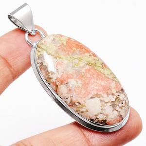 Top qualité naturel Unakite haute poli Cabochon pendentif en pierres précieuses en vrac pour les femmes bijoux personnalisés en gros fabrique - Product Image 3