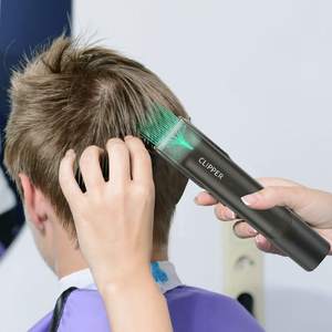 Kit de Corte de Cabello Inalámbrico Impermeable IPX7, Cortadora de Cabello con Aspiradora para Niños y Hombres, Gran Espacio de Almacenamiento, Acero Inoxidable, USB - Product Image 2