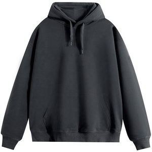 เสื้อฮู้ดผ้าฝ้าย100% สำหรับผู้ชายสีและขนาดต่างๆรูปแบบทึบแบบลำลอง - Product Image 3