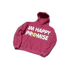 Sweat à capuche bouffant 3d lourd Hip Hop de haute qualité sweat à capuche d'impression bouffante surdimensionné impression de mousse de lettre personnalisée pour hommes à capuche - Product Image 2