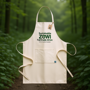 Grembiule Sostenibile Zowi Fairtrade per Consumatori Eco-Consapevoli - Product Image 3