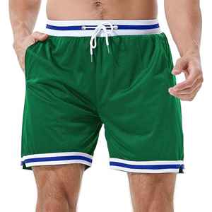 Shorts de sport pour hommes, décontractés, de course à pied, style rétro, maillot de football, entraînement, basketball, pour hommes - Product Image 2