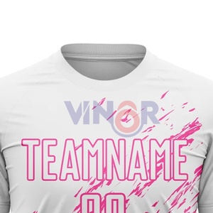 เสื้อฟุตบอลผู้ชายคุณภาพสูงแบบสั่งทำ ดีไซน์ใหม่ พิมพ์ลายดิจิทัล ผ้าโพลีเอสเตอร์ 100% ระบายอากาศดี ขายส่งราคาถูก รับผลิตแบบ OEM ODM - Product Image 4