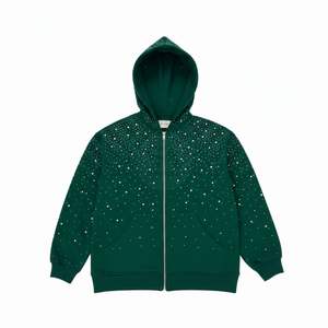 Sudaderas con Capucha Holgadas Unisex para Hombre, de Alta Calidad, 100% Algodón, 460g, Peso Pesado, con Pedrería - Product Image 3