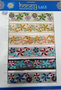 Encaje bordado personalizable de alta calidad para vestidos de novia, moda y decoración del hogar - Product Image 5