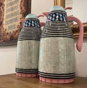 Royal Collection กาน้ำชาไข่มุกพร้อมด้ามจับเป็นมิตรกับสิ่งแวดล้อมหรูหราของขวัญอาหรับสำหรับใช้ในบ้านและโรงแรม - Product Image 4