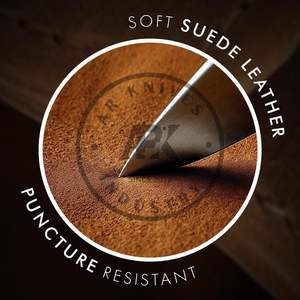 Sac à couteaux de chef en cuir OEM en gros, 4 emplacements, étui de rangement, sac à outils de cuisine professionnel, résistant à l'eau - Product Image 4