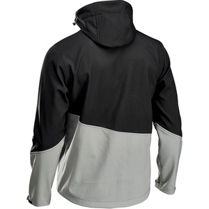 Chaqueta de Material Softshell de poliéster de alta calidad para hombre, chaqueta personalizada sólida Lisa a prueba de viento, transpirable, cálida y ligera para hombre - Product Image 2